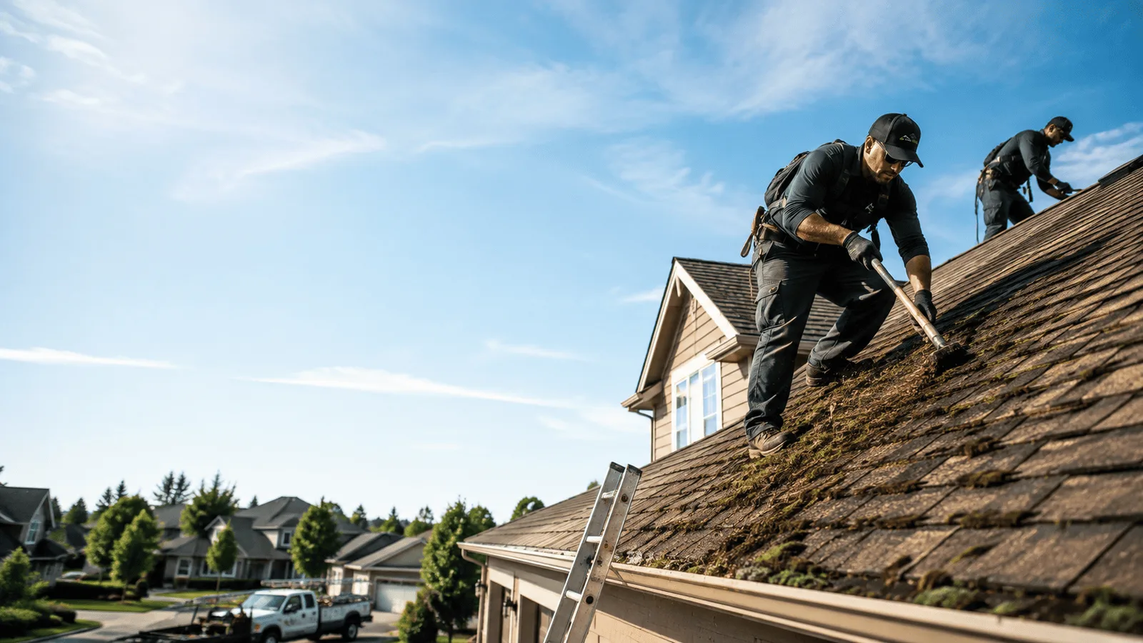 Roof Moss Removal in Paxton, IL near me